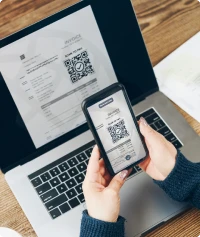 Generation of Pay-By-Square QR codes on customer invoices